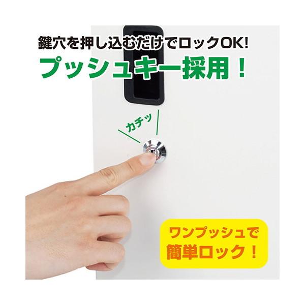 ナカバヤシ Nakabayashi STB-201-IV 宅配ボックス 1枚扉 置き型