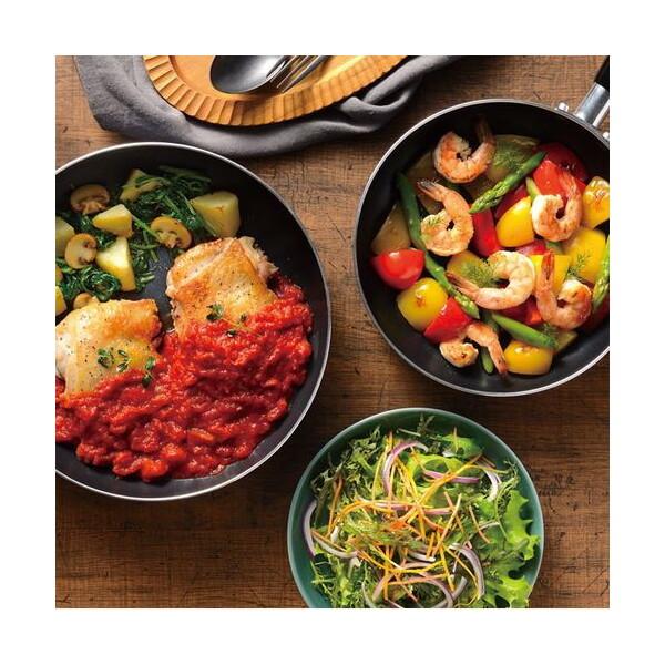 Tupperware【TRANSTHER】フライパン 2個セット　ガラス蓋付き 和平フレイズ MB-2374 スティージー2ガラス蓋付フライパン 20cm