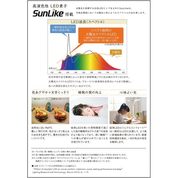 KOIZUMI（コイズミ） 太陽光スペクトルLEDデスクライト ブラック ECL