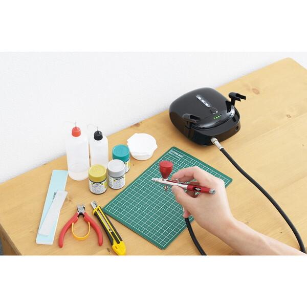 トライパワー 充電式ミニコンプレッサ＆エアーブラシセット TR-175BK