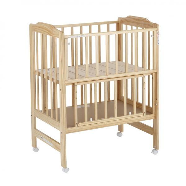 KATOJI カトージ ベビーベッド ナチュラル キャスター 開閉 02127 KATOJI カトージ ベビーベッド ナチュラル キャスター 開閉 02127