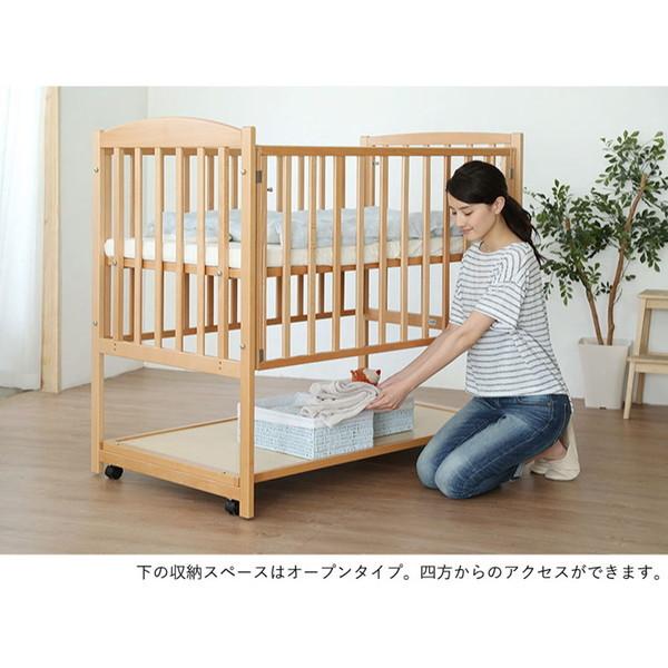 KATOJI ハイタイプベッド ツーオープン ホワイト 2315 ベビーベッド 