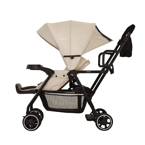 カトージ（KATOJI） ベビーカー 二人でゴー ベージュ 41300 生後4ヶ月