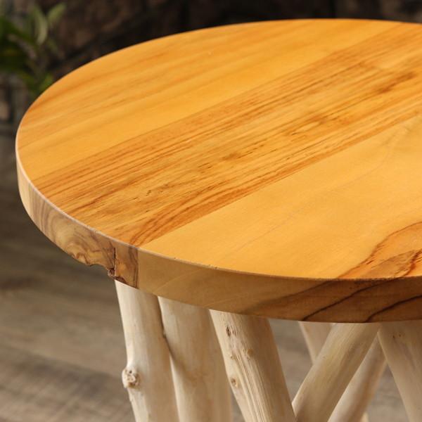 サンフラワーラタン アジアン家具 @CBi(アクビィ) 木製 サイドテーブル