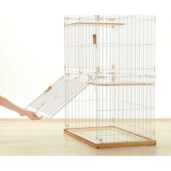 リッチェル 木製お掃除簡単キャットサークル M（ライトブラウン リッチェル（Richell） 木製お掃除簡単キャットサークル M ライト
