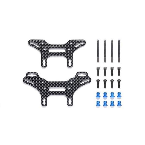 ■専用■　　2セット タミヤ（TAMIYA） 22076 OP.2076 XV-02 ショートカーボンダンパー