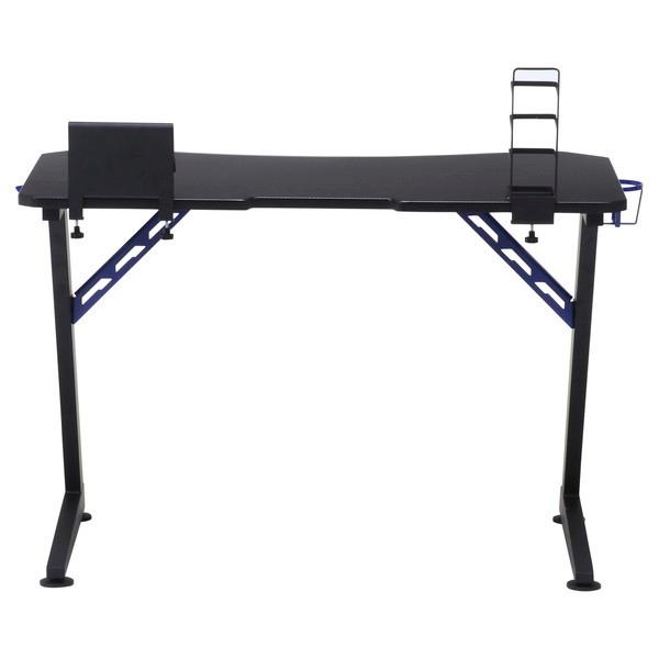 不二貿易（Fuji Boeki） 18573 ゲーミングデスク レイズ ブルー