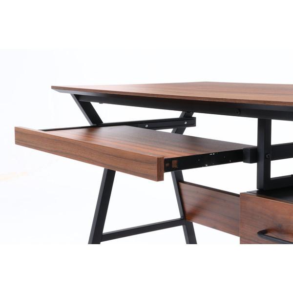 【新品・送料無料】デスク　クレバー　ブラウン 不二貿易（Fuji Boeki） 18574 デスク クレバー ブラウン メーカー直送