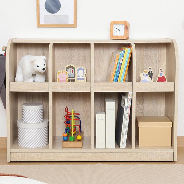 おもちゃ棚セット 不二貿易（Fuji Boeki） 52281 キッズブックラック オーク メーカー