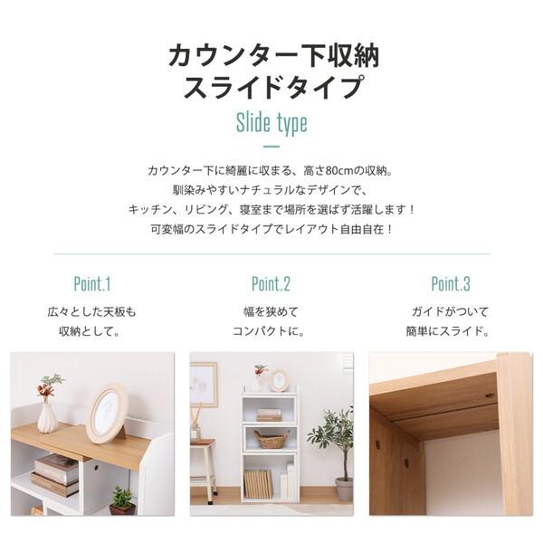 不二貿易（Fuji Boeki） 伸縮 ラック カウンター下収納 おしゃれ