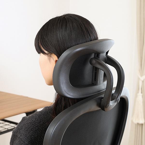不二貿易 91010 オフィスチェア BK メーカー直送_3