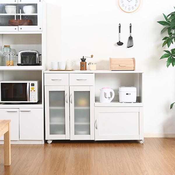 不二貿易 キッチンカウンター レンジ台 120幅 カウンター