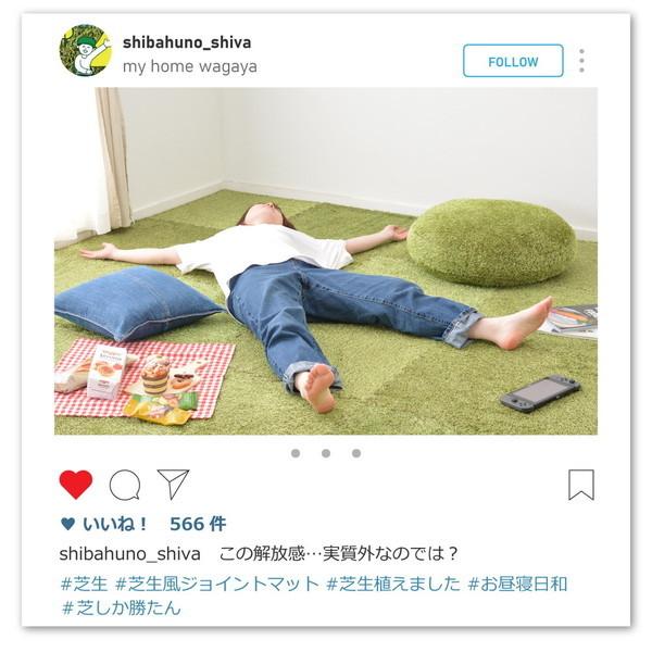 萩原 240634220 芝生風ジョイントマット シーヴァ 36枚セット メーカー直送_14