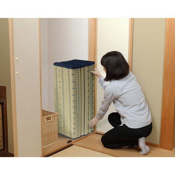 HAGiHARA（萩原） 81922818 い草6つ折りマットレス ポルコ 80×180×4
