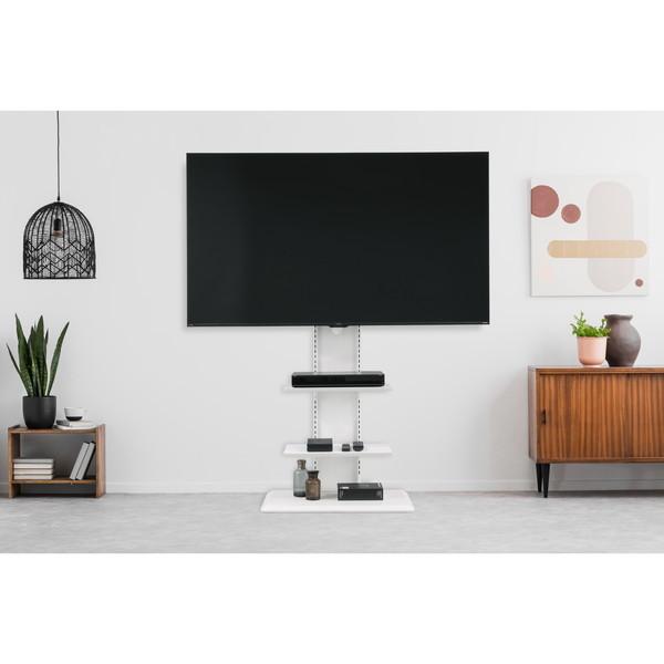 アイリスオーヤマ UTS-700R-OW スタンドテレビ台 オフホワイト メーカー直送_1