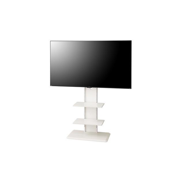 アイリスオーヤマ UTS-700R-OW スタンドテレビ台 オフホワイト メーカー直送_3