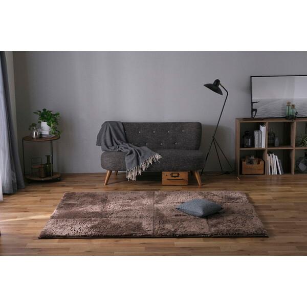 IRIS OHYAMA（アイリスオーヤマ） JTR-S5010ブラウン ジョイントラグ