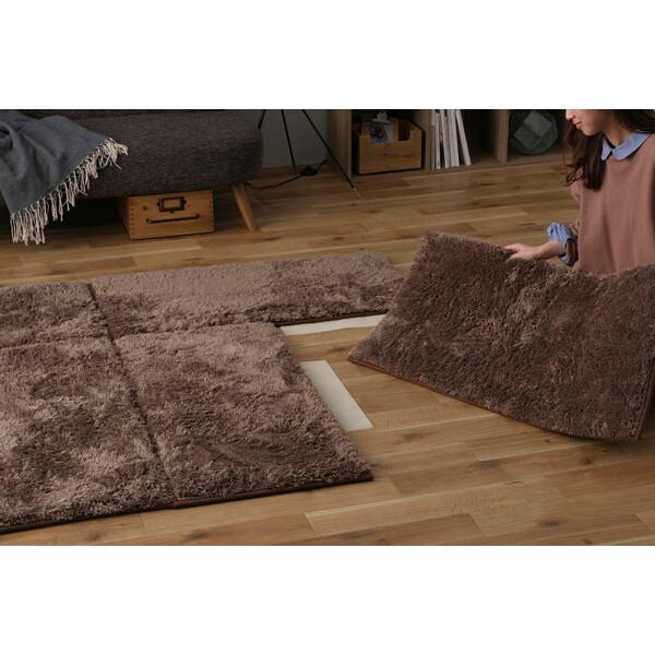 IRIS OHYAMA（アイリスオーヤマ） JTR-S5010ブラウン ジョイントラグ