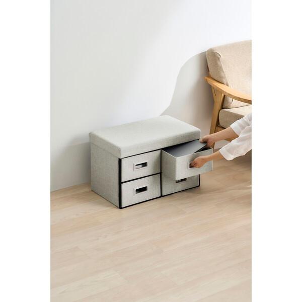 IRIS OHYAMA（アイリスオーヤマ） SST4H-60-G グレー 3WAY引き出し収納