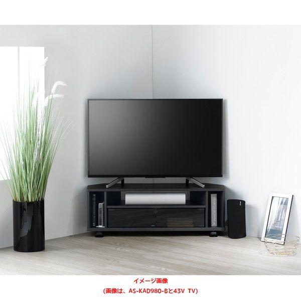 朝日木材加工 AS-KAD740-B ブラック木目 TV台 KDシリーズ_2