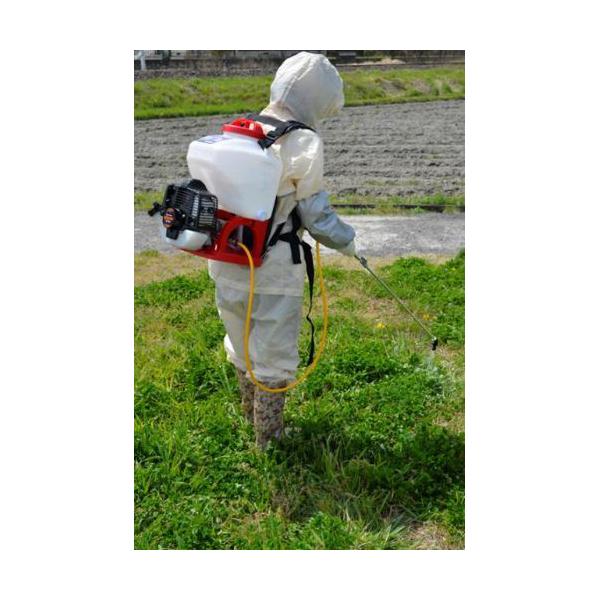 工進 ES-10PDX 背負い式エンジン動噴 10L 2サイクル シングルピストン式 カバー付き_5