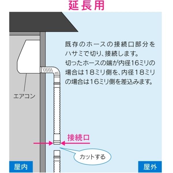 GAONA GA-KW014 5mエアコンドレンホース (5.0m) : MAXZEN Direct Yahoo