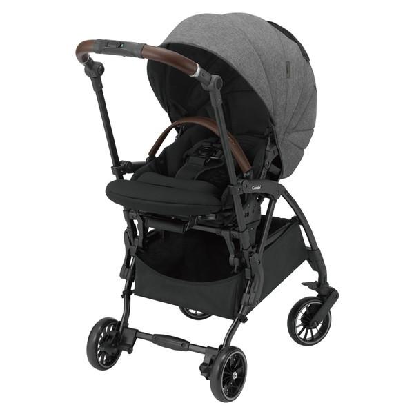 Combi コンビ ホワイトレーベル スゴカルminimo plus エッグショック AN レーヴグレー ベビーカー (1カ月〜36カ月頃まで) 保証期間：3年の画像