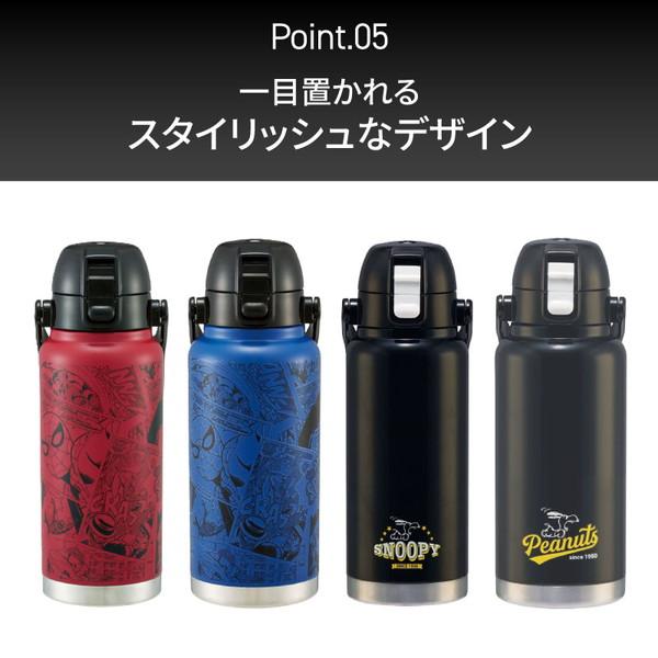 スケーター STD10H スパイダーマン ハンドル付 ステンレストボトル 1L