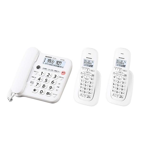 SHARP（シャープ） SHARP JD-G33CW デジタルコードレス電話機(子機2台 