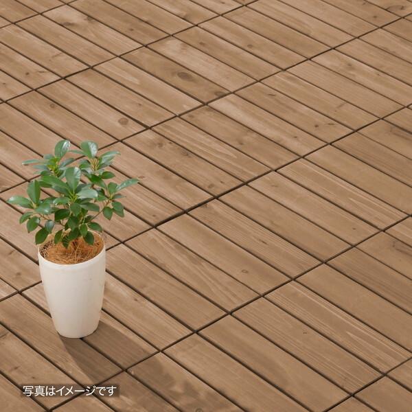 タカショー JBG-BWW/9S BU 敷くだけデッキ 天然木 9枚組