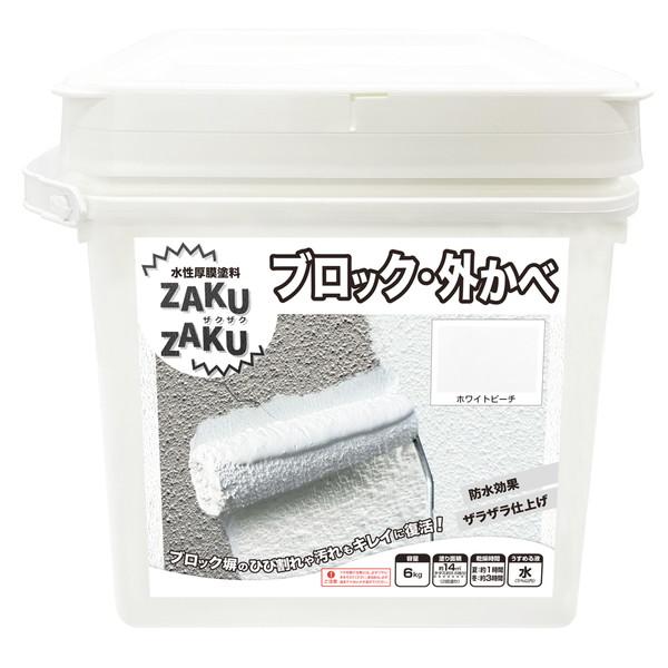ニッペホームオンライン ニッペ ZAKUZAKU 6kg ホワイトビーチ : MAXZEN