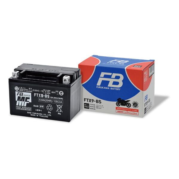 古河電池 FTX9-BS バイク用バッテリー 液入り充電済み仕様 : MAXZEN 