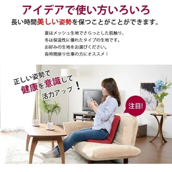CELLUTANE 座椅子 ローチェアS ダブルラッセルレッド リクライニング 折り畳み コンパクト テレワーク 日本製 A455a-504RE メーカー直送 | セルタン | 08