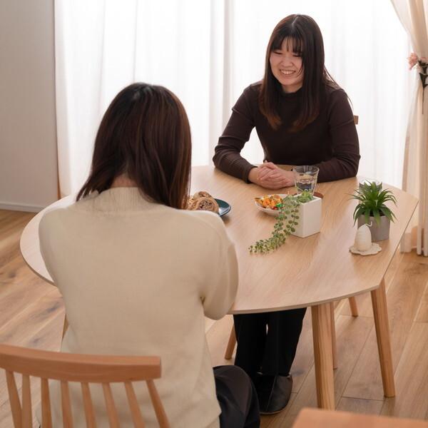 東谷 TAP-003NA 変形 ラウンドテーブル メーカー直送