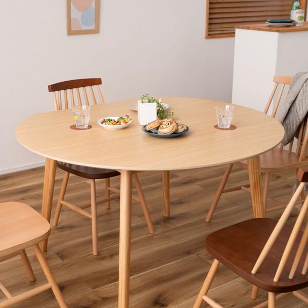 東谷 TAP-003NA 変形 ラウンドテーブル メーカー直送