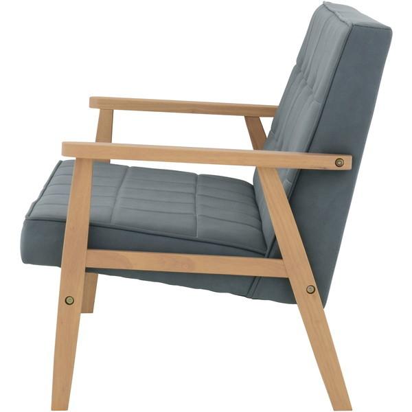 4FUL ロコラ 2Pソファ BL ブルー メーカー直送_1