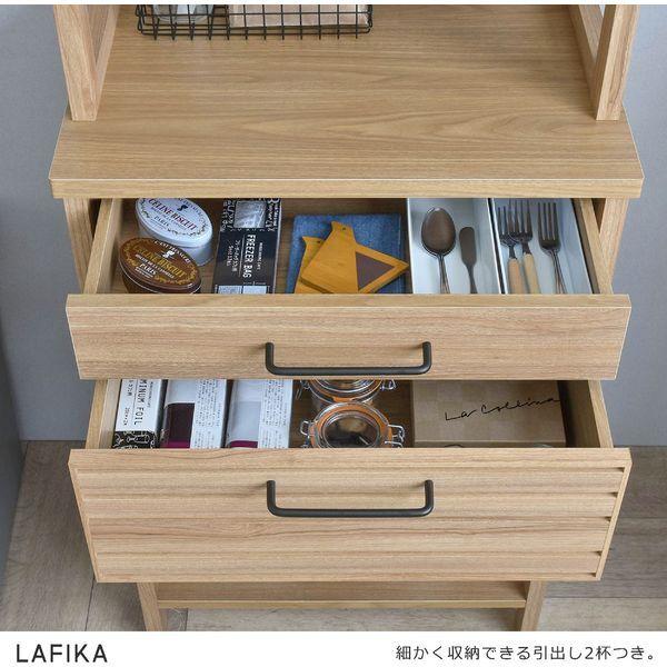 4FUL LF180-60HC GN グレーナチュラル LAFIKA(ラフィカ) キッチンラック (ハイタイプ・60cm幅) メーカー直送_5