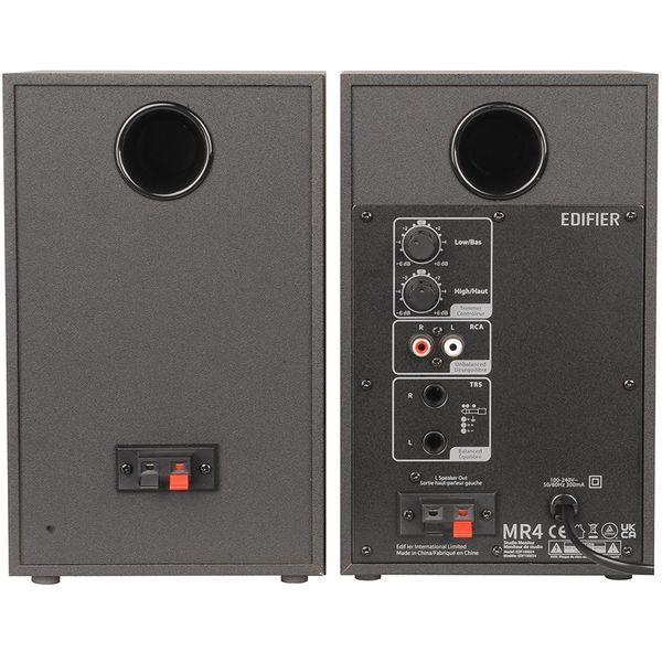 Edifier MR4 モニター用スピーカー 最大42W出力 (TRSバランス入力/RCA/3.5mmステレオミニプラグ) ブックシェルフ型 ブラック (日本正規代理店品) ED-MR4-BK｜maxzen｜02