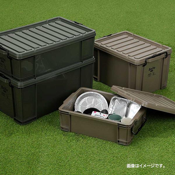 ベストコ MA-4110 コンテナボックス 収納 XL ロー 50L ブラック Boite