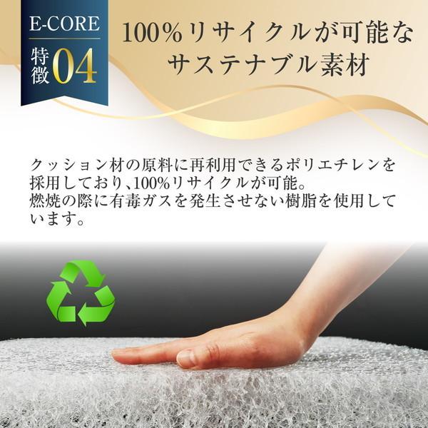 アクアスリープマットレス E-CORE 100×200cm ネイビー ダイコウ