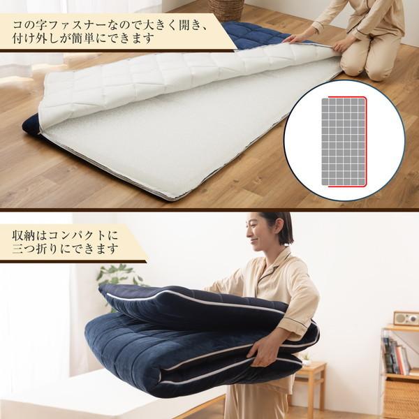 アクアスリープマットレス E-CORE 100×200cm ネイビー ダイコウ