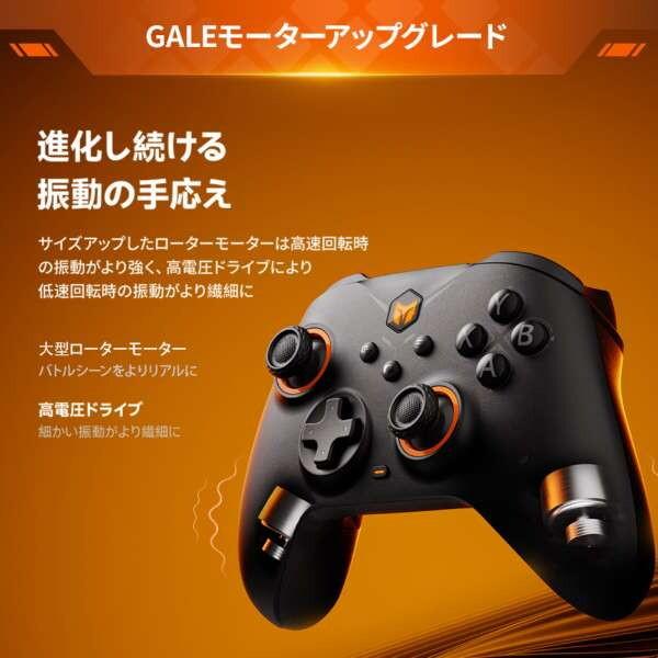 BIGBIG WON GALE Hall combo Gray ワイヤレス&有線ゲーミングコントローラー (Switch & Windows10/11&iOS Android対応 ジャイロ搭載) メーカー直送