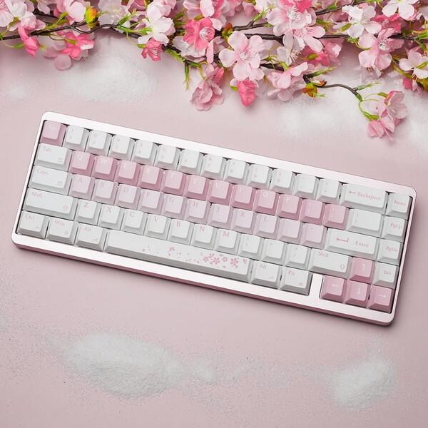 アミロ vm-vyu67-a113-gmwf Sakura Muse 65 Mechanical Keyboard