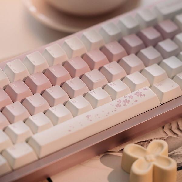 アミロ vm-vyu67-a113-gmwf Sakura Muse 65 Mechanical Keyboard