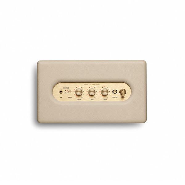 極美品 Marshall ACTON Bluetoothスピーカー クリーム Marshall（マーシャル） Acton III Bluetooth Cream ワイヤレス