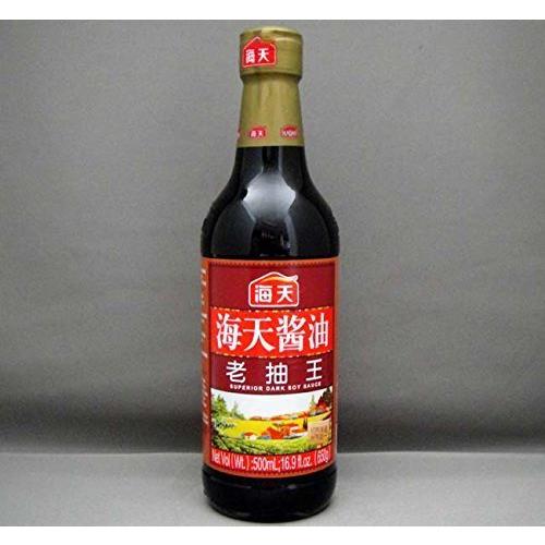 海天醤油 老抽王500ml瓶中国醤油業務用濃口しょう油賞味期限明記