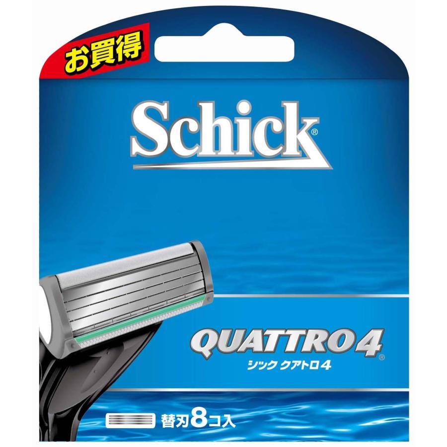 schick（シック） クアトロ4 替刃 (8コ入) : マヤート - 通販 - Yahoo