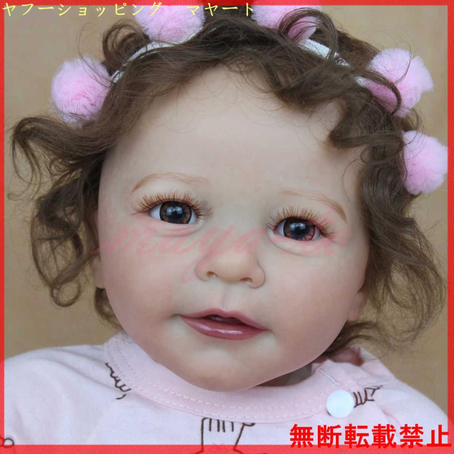 ギフト 55cm Doll Reborn かわいい 本物そっくり 抱き人形 リアル ソフトシリコーン 女の子 幼児 赤ちゃん 人形 リボーンドール 抱き人形 有名人芸能人 Themtransit Com