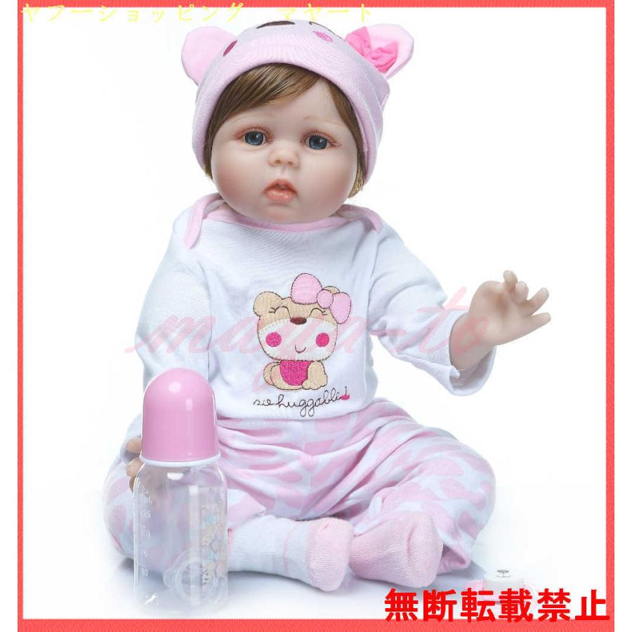 リボーンドール 人形 赤ちゃん シリコーン 女の子 目2色あり Reborn