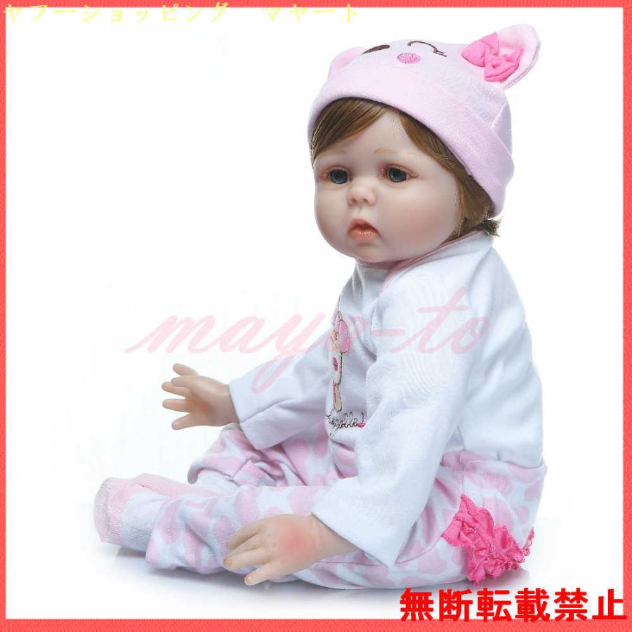 リボーンドール 人形 赤ちゃん シリコーン 女の子 目2色あり Reborn